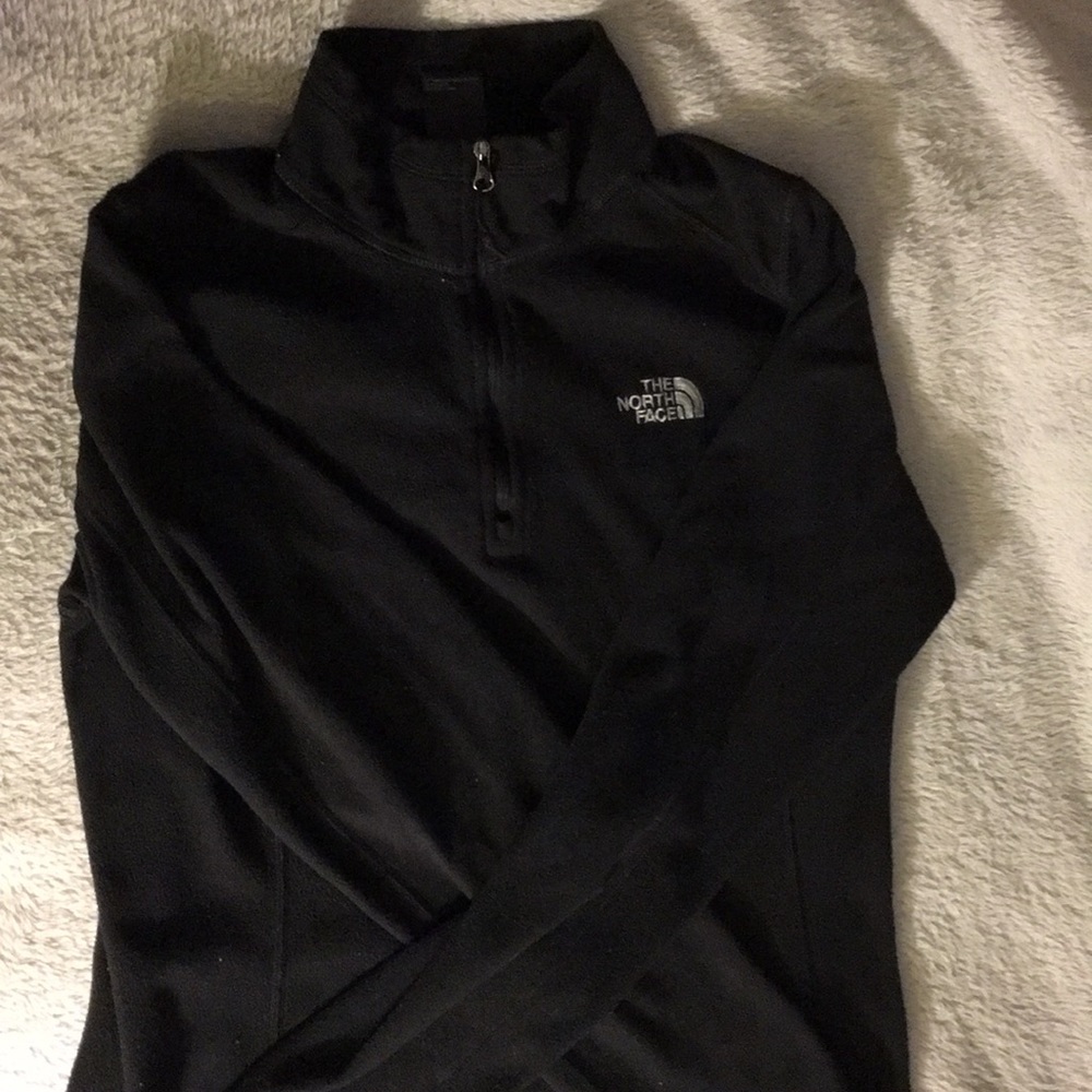 The Black North Face sweater
